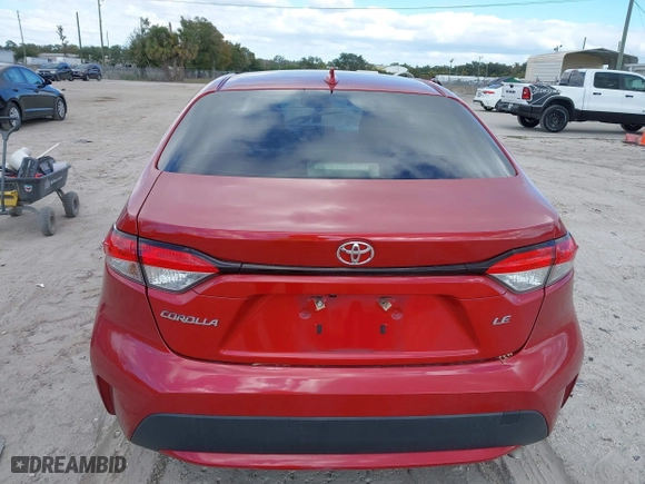 2020 Toyota Corolla LE with VIN JTDEPRAEXLJ108964, listed as a IAAI auction lot 41034199 with 135,483 mi miles. Bid and sale history available at carsss.com. Image 16.