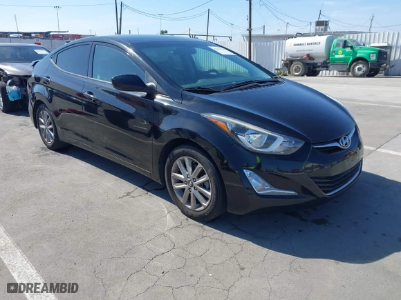 2016 Hyundai Elantra SE with VIN 5NPDH4AE0GH772071, listed as a IAAI auction lot 42094290 with 64,846 mi miles. Bid and sale history available at carsss.com. Image 1.