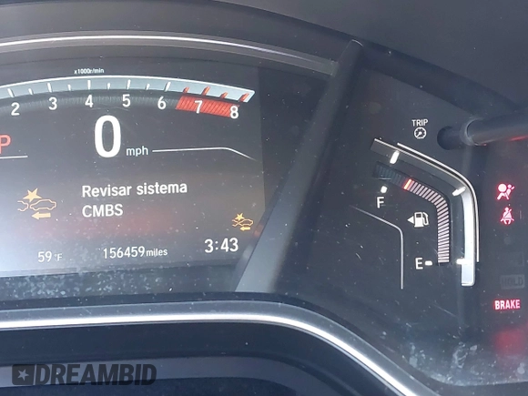 2018 Honda CR-V EX with VIN 2HKRW2H57JH604764, listed as a IAAI auction lot 41935099 with 156,459 mi miles and . Bid and sale history available at DreamBid. Image 7.
