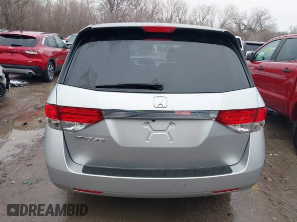 2015 Honda Odyssey EX-L with VIN 5FNRL5H63FB049952, listed as a IAAI auction lot 41467506 with 84,173 mi miles and . Bid and sale history available at carsss.com. Image 16.