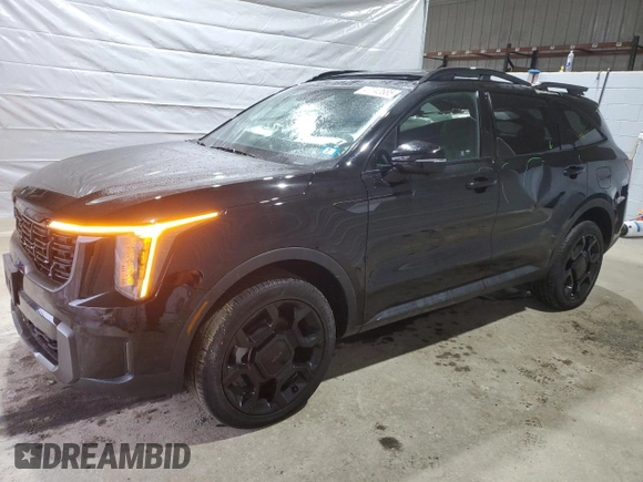 2025 Kia Sorento X-Line SX Prestige z VIN 5XYRKDJF6SG317452, wystawiony jako Copart lot #47240685 z przebiegiem 3 076 mil mil oraz Szkoda całkowita • Salvage title. Historia ofert i sprzedaży dostępna na DreamBid. Obrazek 1.