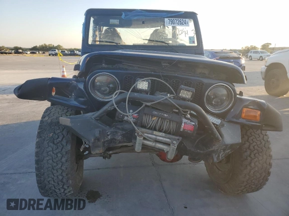 2000 Jeep Wrangler Sport with VIN 1J4FA49S0YP770943, listed as a Copart auction lot 79072624 with 165,377 mi miles and Clean Title. Bid and sale history available at carsss.com. Image 5.