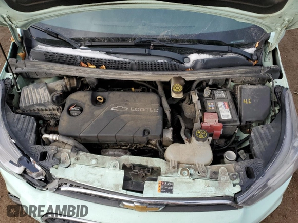 2017 Chevrolet Spark LT with VIN KL8CD6SA6HC783855, listed as a Copart auction lot 82879864 with 197,131 mi miles and Salvage Title. Bid and sale history available at DreamBid. Image 12.