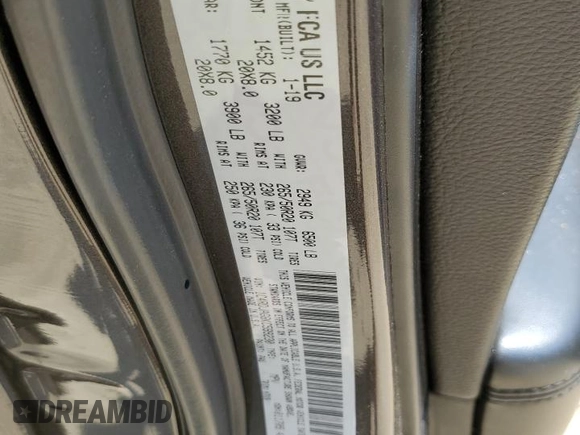 2019 Dodge Durango SXT Plus with VIN 1C4RDJAG8KC599230, listed as a Copart auction lot 63259895 with Not provided miles and Salvage title. Bid and sale history available at DreamBid. Image 13.