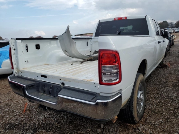 2023 Ram 2500 Tradesman with VIN 3C6UR5HJ9PG602457, listed as a Copart auction lot 81321364 with 16,080 mi miles and Salvage Title. Bid and sale history available at carsss.com. Image 3.