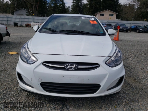 2017 Hyundai Accent SE with VIN KMHCT4AE0HU265474, listed as a Copart auction lot 46805963 with 83,401 mi miles. Bid and sale history available at carsss.com. Image 5.