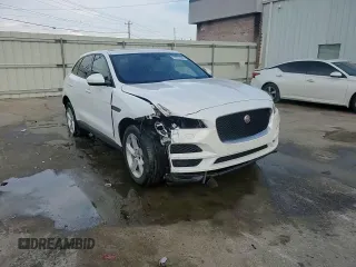 2018 Jaguar F-Pace 25t Premium with VIN SADCJ2FX3JA276263, listed as a Copart auction lot 53951035 with 70,385 mi miles and Salvage Title. Bid and sale history available at DreamBid. Image 14.