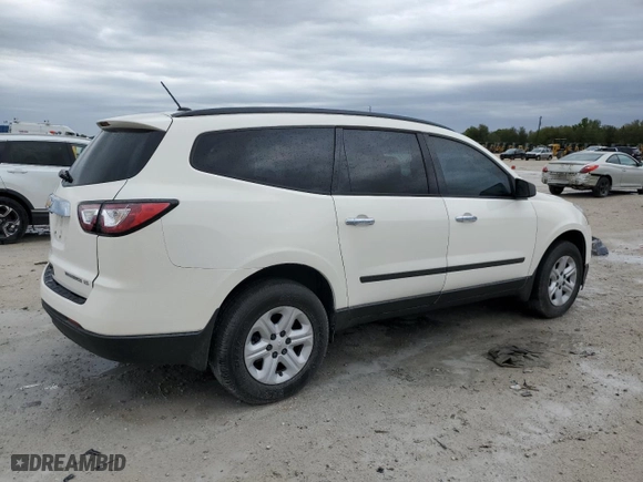 2015 Chevrolet Traverse LS with VIN 1GNKRFED4FJ201858, listed as a Copart auction lot 47071475 with 133,717 mi miles and Clean Title. Bid and sale history available at carsss.com. Image 3.