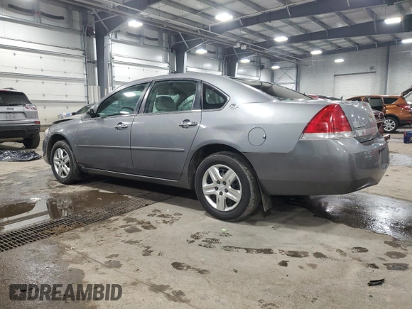 2006 Chevrolet Impala LS with VIN 2G1WB55K569369147, listed as a Copart auction lot 48026725 with 209,680 mi miles and Salvage title. Bid and sale history available at DreamBid. Image 2.