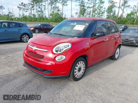 2015 FIAT 500L Pop with VIN ZFBCFAAH0FZ031648, listed as a IAAI auction lot 41971968 with 91,748 mi miles. Bid and sale history available at carsss.com. Image 2.