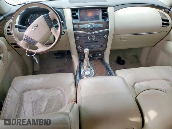 2014 Infiniti QX80 z VIN JN8AZ2NFXE9554446, wystawiony jako Copart lot #59659885 z przebiegiem 240 055 mil mil oraz Czysty tytuł • Clean title. Historia ofert i sprzedaży dostępna na DreamBid. Obrazek 8.