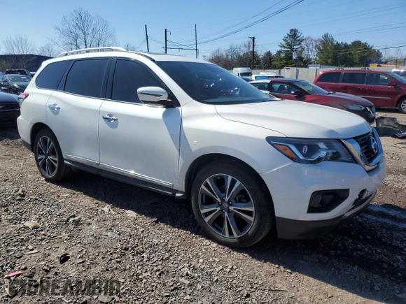 2019 Nissan Pathfinder S z VIN 5N1DR2MM7KC595961, wystawiony jako Copart lot #50716175 z przebiegiem 107 677 mil mil oraz Szkoda całkowita • Salvage title. Historia ofert i sprzedaży dostępna na DreamBid. Obrazek 4.