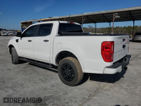 2021 Ford Ranger XL with VIN 1FTER4EHXMLD64674, listed as a Copart auction lot 88635385 with 42,582 mi miles and Salvage Title. Bid and sale history available at DreamBid. Image 2.