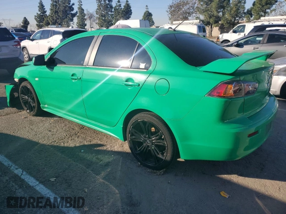 2010 Mitsubishi Lancer GTS with VIN JA32U8FW2AU010576, listed as a Copart auction lot 81157694 with 192,817 mi miles and Salvage Title. Bid and sale history available at DreamBid. Image 2.