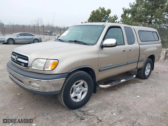 2002 Toyota Tundra SR5 with VIN 5TBRT34192S285132, listed as a IAAI auction lot 41998521 with 107,825 mi miles. Bid and sale history available at carsss.com. Image 2.