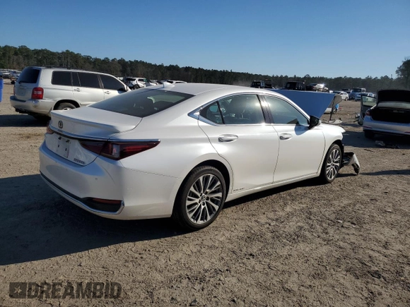 2021 Lexus ES with VIN 58ADA1C18MU008925, listed as a Copart auction lot 43796795 with 54,068 mi miles and Salvage Title. Bid and sale history available at carsss.com. Image 3.