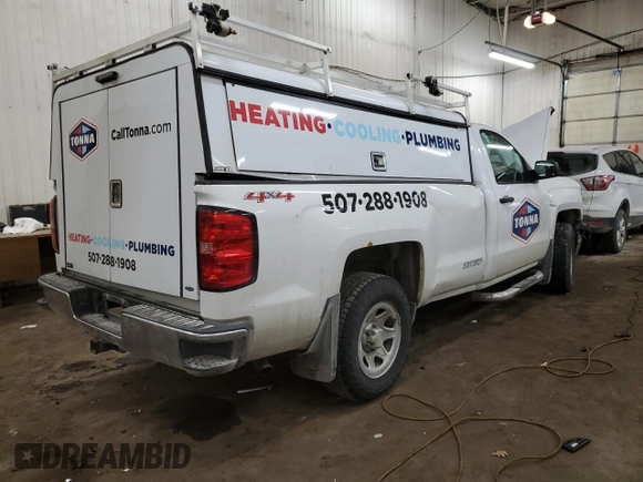2014 Chevrolet Silverado 1500 Work Truck with VIN 1GCNKPEHXEZ324907, listed as a Copart auction lot 87669765 with 99,675 mi miles and Salvage Title. Bid and sale history available at DreamBid. Image 3.