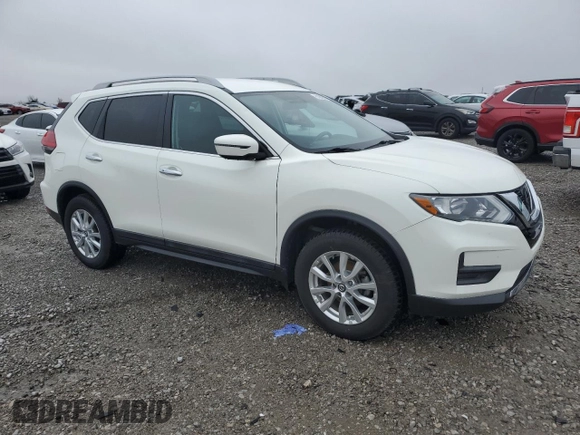 2017 Nissan Rogue S with VIN 5N1AT2MV4HC845131, listed as a Copart auction lot 51902905 with 122,038 mi miles and Salvage Title. Bid and sale history available at carsss.com. Image 4.