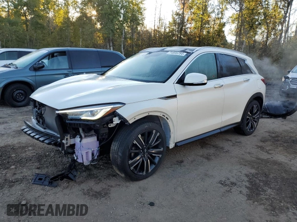 2021 Infiniti QX50 Luxe z VIN 3PCAJ5BB3MF124980, wystawiony jako Copart lot #74805754 z przebiegiem 63 153 mil mil oraz Czysty tytuł • Clean title. Historia ofert i sprzedaży dostępna na DreamBid. Obrazek 1.