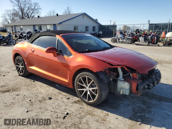 2011 Mitsubishi Eclipse GT with VIN 4A37L3ET3BE001981, listed as a Copart auction lot 85119964 with 102,374 mi miles and Salvage Title. Bid and sale history available at DreamBid. Image 4.