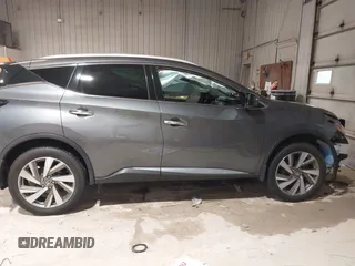 2019 Nissan Murano SL with VIN 5N1AZ2MS6KN143523, listed as a IAAI auction lot 41212120 with 99,812 mi miles and . Bid and sale history available at DreamBid. Image 13.