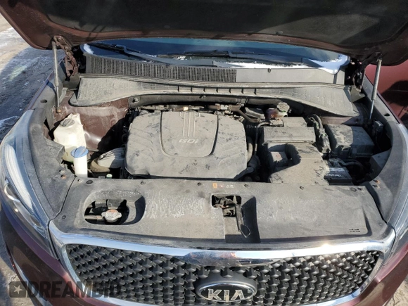 2016 Kia Sorento LX z VIN 5XYPGDA55GG114138, wystawiony jako Copart lot #45739435 z przebiegiem 100 010 mil mil oraz Szkoda całkowita • Salvage title. Historia ofert i sprzedaży dostępna na DreamBid. Obrazek 12.