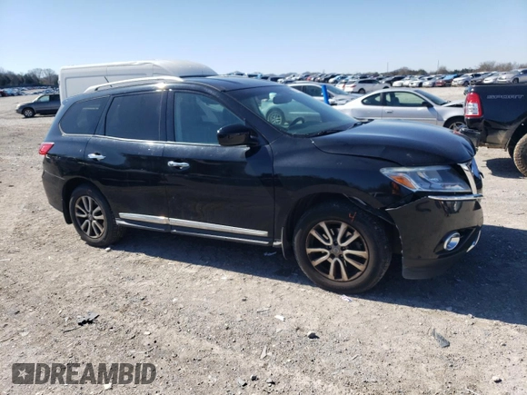 2013 Nissan Pathfinder SL with VIN 5N1AR2MM9DC643563, listed as a Copart auction lot 50131875 with 151,413 mi miles and Clean Title. Bid and sale history available at carsss.com. Image 4.