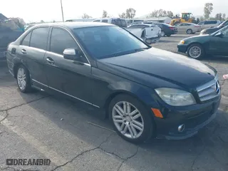 2009 Mercedes-Benz C-Class 3.0L Sport with VIN WDDGF54X19R061356, listed as a IAAI auction lot 41910107 with 300,926 mi miles. Bid and sale history available at carsss.com. Image 1.