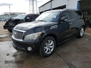 2013 Infiniti QX56 with VIN JN8AZ2NE1D9042371, listed as a Copart auction lot 43630845 with 110,684 mi miles and Salvage Title. Bid and sale history available at carsss.com. Image 1.