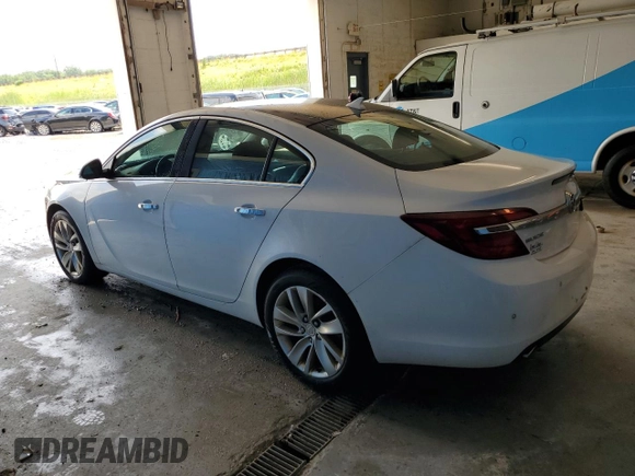 2014 Buick Regal Premium I with VIN 2G4GN5EX4E9314116, listed as a Copart auction lot 61821395 with 144,708 mi miles and Salvage title. Bid and sale history available at DreamBid. Image 2.