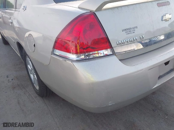 2008 Chevrolet Impala LT with VIN 2G1WT58KX89251249, listed as a IAAI auction lot 42032934 with 171,580 mi miles. Bid and sale history available at carsss.com. Image 6.