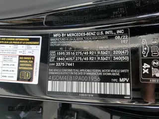 2023 Mercedes-Benz EQS with VIN 4JGDM4EB1PA001956, listed as a Copart auction lot 63513064 with 5,546 mi miles and Salvage Title. Bid and sale history available at carsss.com. Image 13.