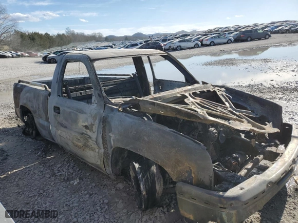 2005 Chevrolet Silverado 1500 Work Truck with VIN 1GCEC14X85Z137054, listed as a Copart auction lot 47140565 with 0 mi miles and Non Repairable. Bid and sale history available at carsss.com. Image 4.