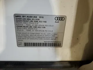 2016 Audi Q3 Prestige z VIN WA1GFCFS7GR000097, wystawiony jako Copart lot #59120825 z przebiegiem 105 063 mil mil oraz Szkoda całkowita • Salvage title. Historia ofert i sprzedaży dostępna na DreamBid. Obrazek 13.