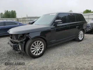 2018 Land Rover Range Rover HSE z VIN SALGS2RKXJA384818, wystawiony jako Copart lot #59810145 z przebiegiem 77 855 mil mil oraz Szkoda całkowita • Salvage title. Historia ofert i sprzedaży dostępna na DreamBid. Obrazek 1.