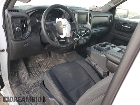 2020 Chevrolet Silverado 1500 Work Truck with VIN 3GCNWAEF2LG270855, listed as a Copart auction lot 83551204 with 98,922 mi miles and Salvage Title. Bid and sale history available at carsss.com. Image 8.
