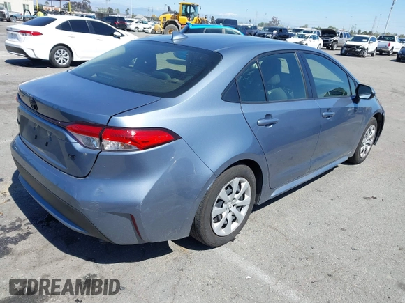 2022 Toyota Corolla LE with VIN JTDEPMAEXN3023746, listed as a IAAI auction lot 41838942 with 15,502 mi miles. Bid and sale history available at carsss.com. Image 4.