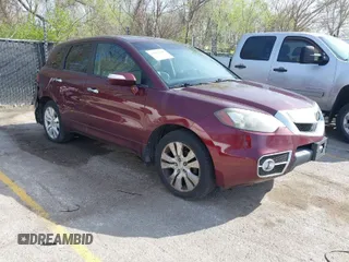 2010 Acura RDX Tech Pkg with VIN 5J8TB1H58AA005067, listed as a IAAI auction lot 41923792 with 220,246 mi miles. Bid and sale history available at carsss.com. Image 1.