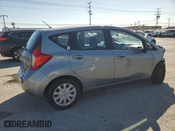 2015 Nissan Note S with VIN 3N1CE2CP4FL358297, listed as a Copart auction lot 59586475 with 53,252 mi miles and Salvage title. Bid and sale history available at DreamBid. Image 3.