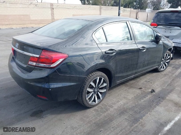 2014 Honda Civic Sedan EX-L with VIN 19XFB2F9XEE209282, listed as a IAAI auction lot 41688220 with 152,681 mi miles. Bid and sale history available at carsss.com. Image 4.