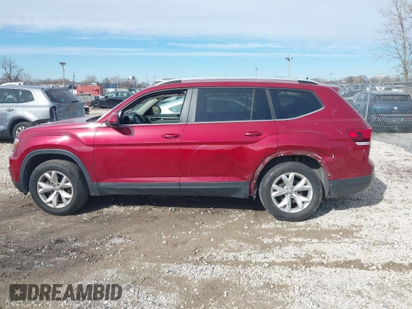 2019 Volkswagen Atlas SE with VIN 1V2UR2CA5KC507323, listed as a IAAI auction lot 41688461 with 67,965 mi miles and . Bid and sale history available at DreamBid. Image 14.