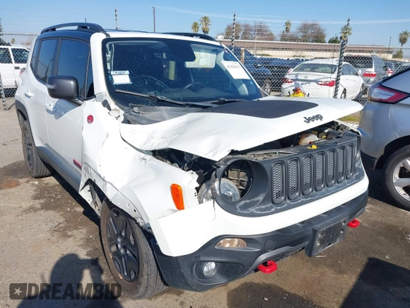 2018 Jeep Renegade Trailhawk with VIN ZACCJBCB7JPH42314, listed as a IAAI auction lot 41436327 with 77,834 mi miles. Bid and sale history available at carsss.com. Image 6.