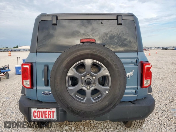 2024 Ford Bronco Big Bend with VIN 1FMDE7BH7RLB38639, listed as a Copart auction lot 57882975 with 1,519 mi miles and Salvage title. Bid and sale history available at DreamBid. Image 6.