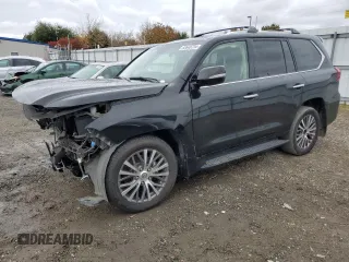 2020 Lexus LX with VIN JTJDY7AX1L4313535, listed as a Copart auction lot 82648794 with 175,413 mi miles and Salvage Title. Bid and sale history available at carsss.com. Image 1.