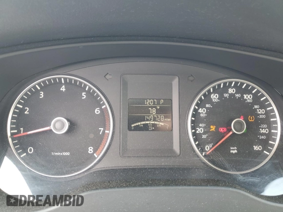 2013 Volkswagen Jetta SE с VIN 3VWDX7AJ3DM410952, выставлен на аукционе Copart как лот 62918085 с пробегом 149 728 миль миль и Списание • Salvage title. История ставок и продаж доступна на DreamBid. Изображение 9.