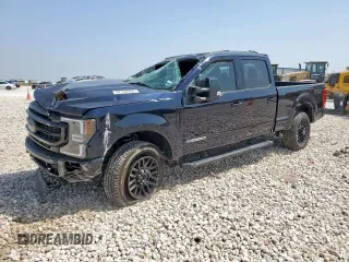 2022 Ford F-250 XL with VIN 1FT7W2BT0NEG24424, listed as a Copart auction lot 57132255 with 29,181 mi miles and Salvage title. Bid and sale history available at DreamBid. Image 1.