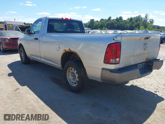 2011 Ram 1500 ST with VIN 3D7JB1EK5BG591638, listed as a IAAI auction lot 42810688 with 95,210 mi miles and . Bid and sale history available at DreamBid. Image 3.