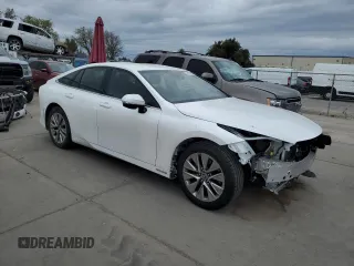 2023 Toyota Mirai XLE with VIN JTDAAAAA8PA010262, listed as a Copart auction lot 48825745 with 17,234 mi miles and Salvage Title. Bid and sale history available at carsss.com. Image 4.