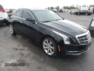 2015 Cadillac ATS Sedan Luxury RWD with VIN 1G6AB5RX0F0105614, listed as a IAAI auction lot 41198258 with 50,815 mi miles. Bid and sale history available at carsss.com. Image 1.