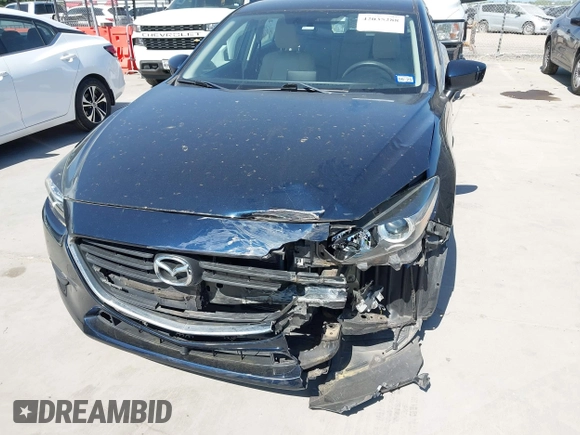 2017 Mazda 3 Sport with VIN 3MZBN1K77HM146234, listed as a IAAI auction lot 42035288 with 47,668 mi miles and . Bid and sale history available at DreamBid. Image 6.